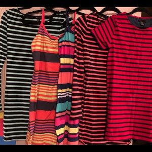 Women’s striped shirt dresses